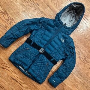 The North Face Kids Blue Quilted Puffer Jacket